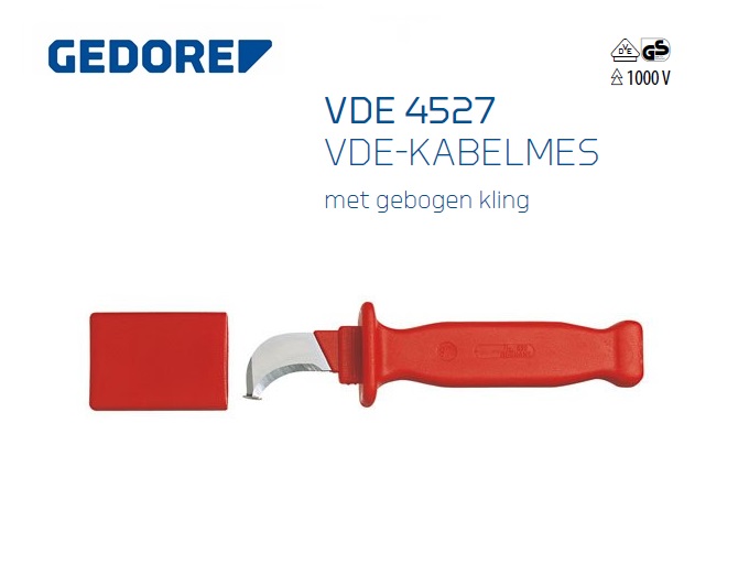 Gedore VDE 4527 met gebogen kling | dkmtools