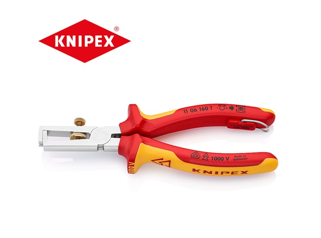 Knipex VDE-afstriptang 11 06 160 T | DKMTools - DKM Tools
