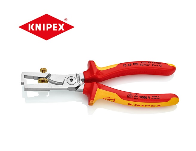 Knipex StriX VDE Afstriptang met kabelschaar | dkmtools