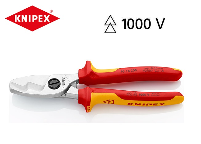 Knipex Kabelschaar 95 16 200 | DKMTools - DKM Tools