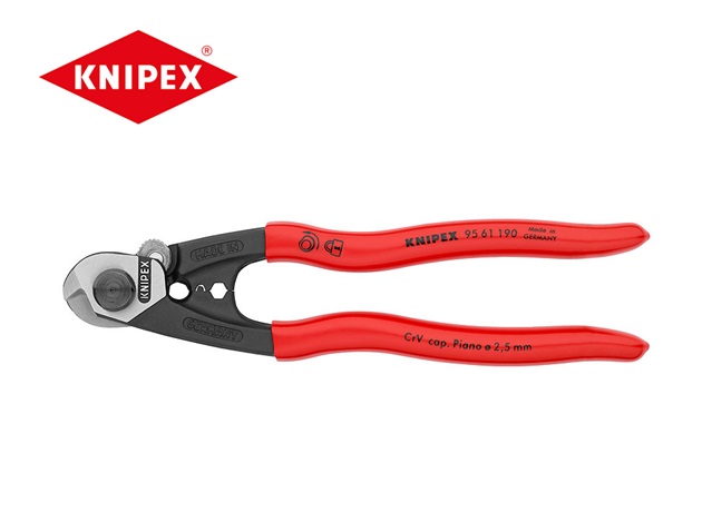 Knipex Staaldraadschaar 95 61 190 | dkmtools