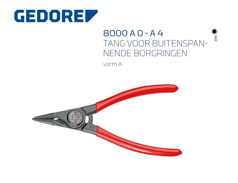 GEDORE Borgveertang DIN 5254 A | dkmtools