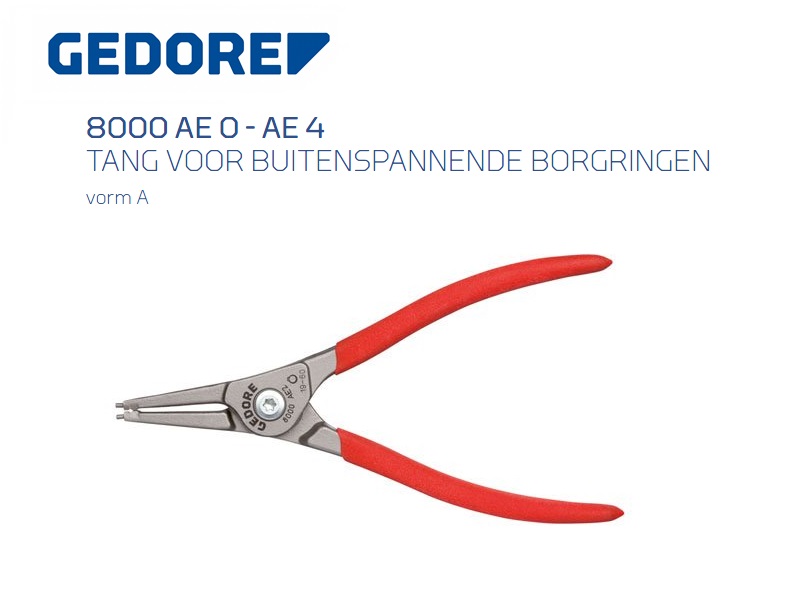 GEDORE Borgveertang DIN 5254 A | dkmtools