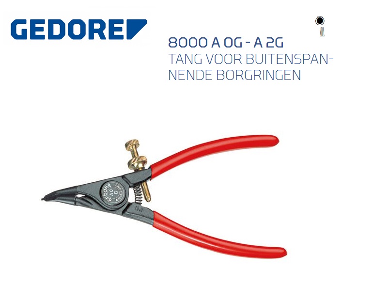 GEDORE Borgveertang DIN 5254 A | dkmtools