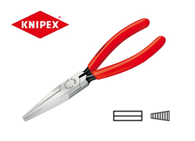 Knipex Langbektang met platte bek 30 11 | DKMTools - DKM Tools