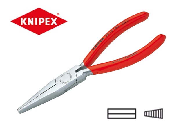 Knipex Langbektang met platte bek 30 13 | DKMTools - DKM Tools
