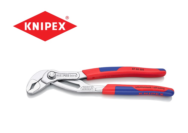Knipex Cobra Hightech-waterpomptang Chrome | DKMTools - DKM Tools