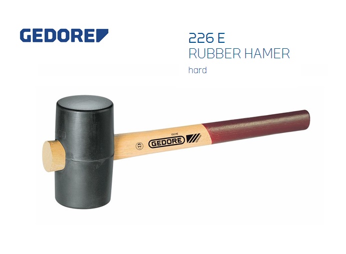 Gedore Rubber hamer hard 90 shore 226 E | dkmtools