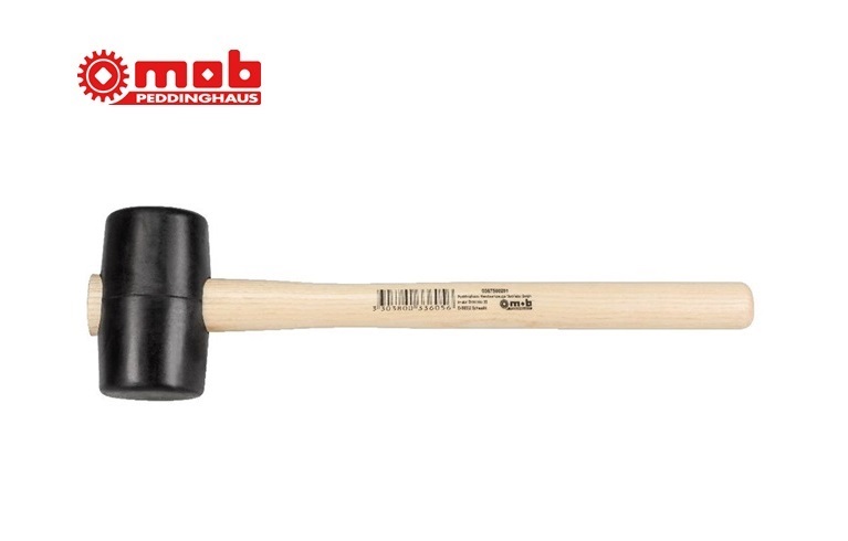 Rubber hamer met essenhouten steel 90 shore | DKMTools - DKM Tools