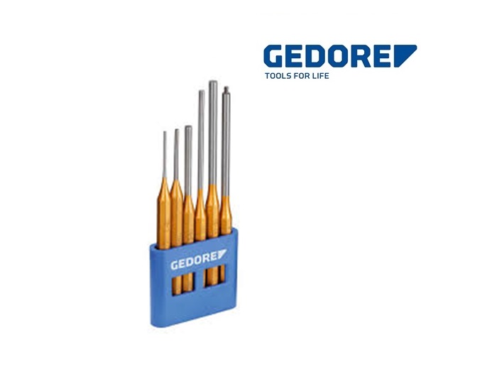 Gedore 116L.Pendrijverset 6 dlg en PVC houder | dkmtools