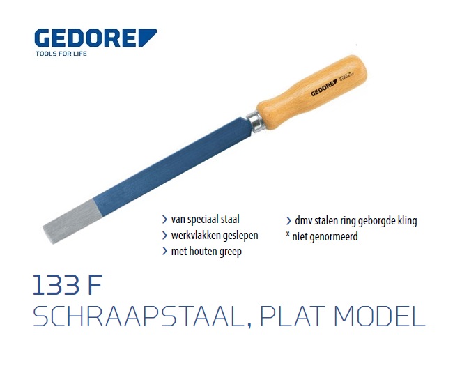 Gedore 133 F.Schraapstaal plat model | dkmtools