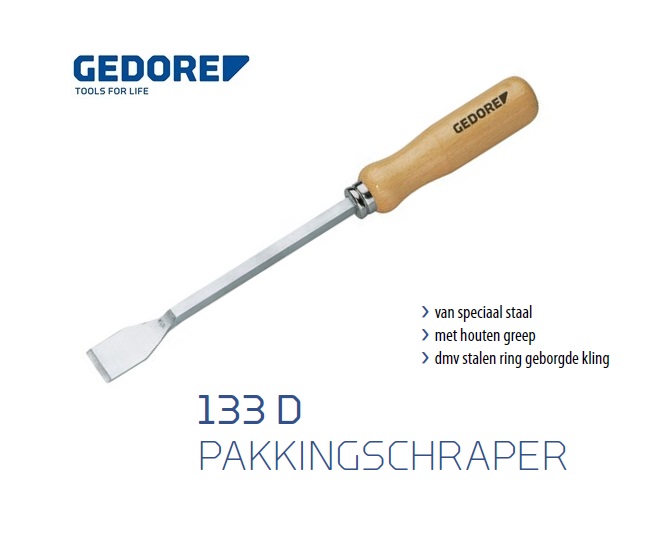 Gedore 133 D Pakkingschraper | DKMTools - DKM Tools