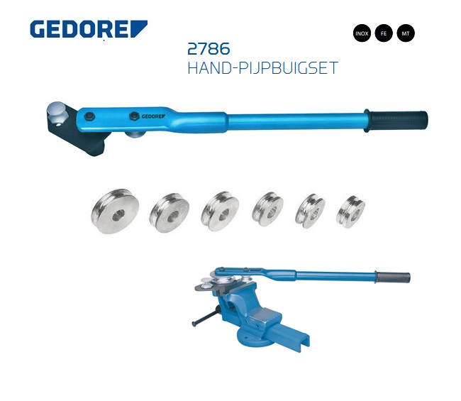 Gedore 2786 Precisie hand-pijpbuigtang | dkmtools