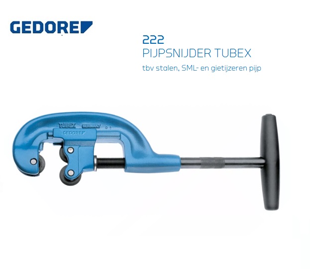 Gedore 222 Pijpsnijder TUBEX 10-60 mm | DKMTools - DKM Tools