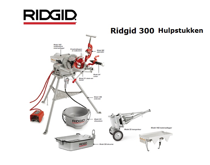 Ridgid 300 Hulpstukken | dkmtools