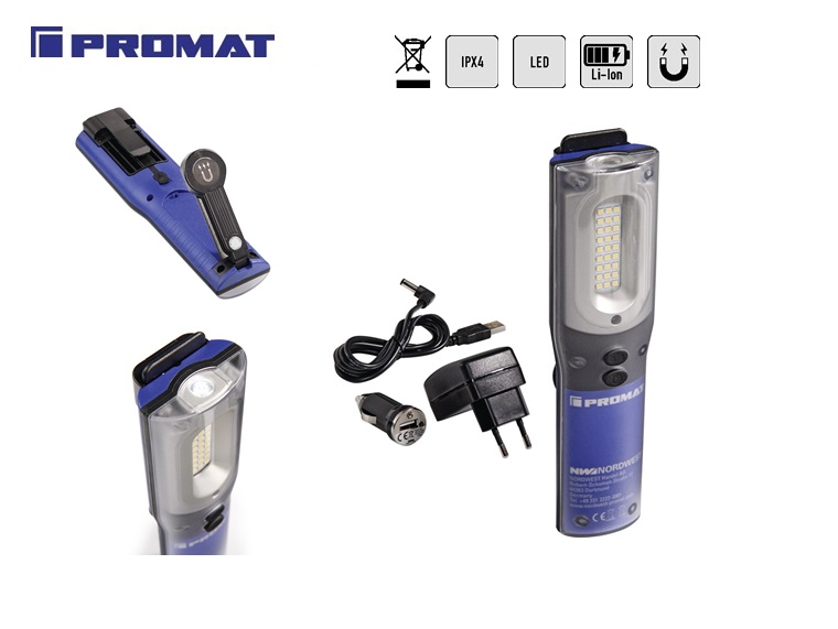 LED-accuhandlamp 3,7 V | dkmtools