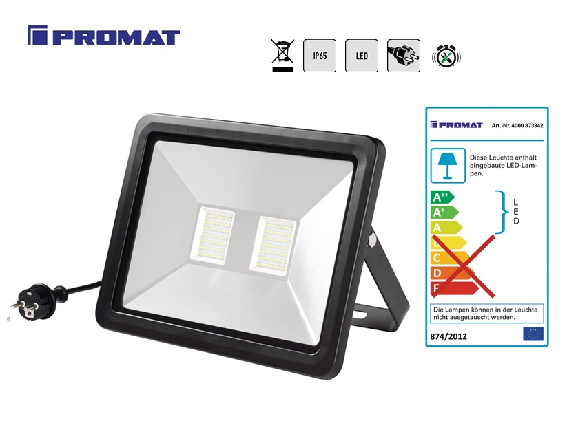 LED-schijnwerper 80 W 6400 LM 2 m | DeKooij