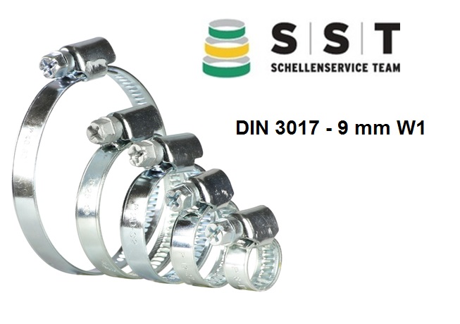 Slangenklemmen W1 9mm DIN 3017 | dkmtools