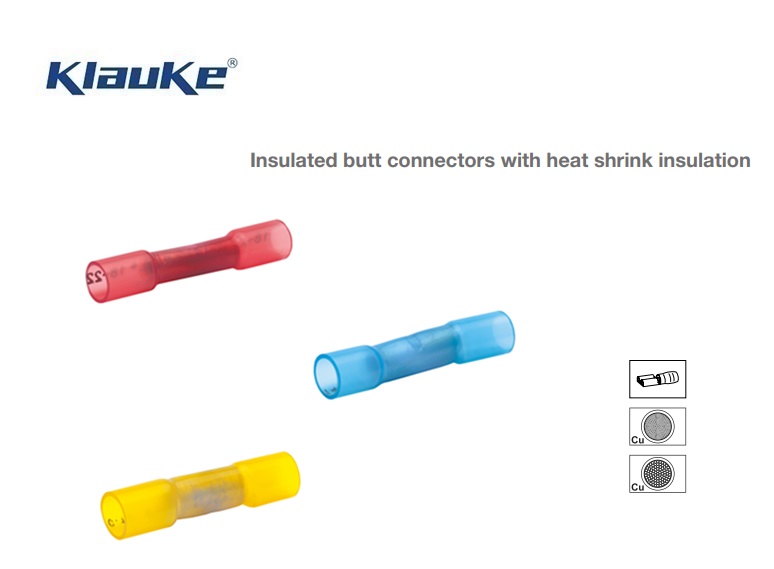 Stootverbinder geïsoleerd warmtekrimp | dkmtools