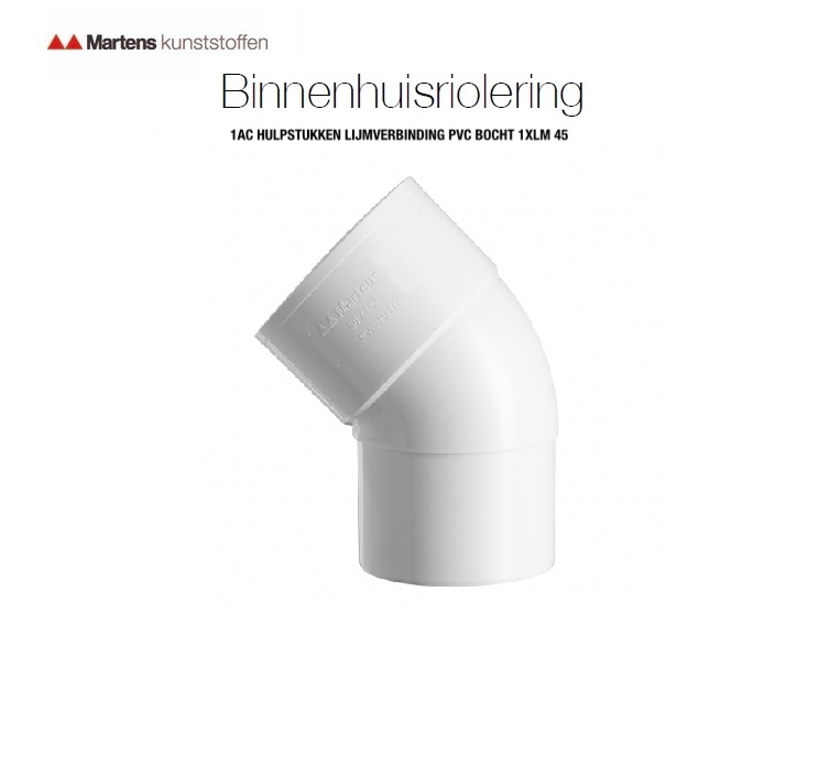 PVC Bocht 45 1XLM 32 - 200 mm | dkmtools
