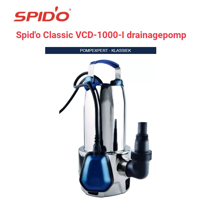 Vuilwaterpomp VCD 1000 I | dkmtools