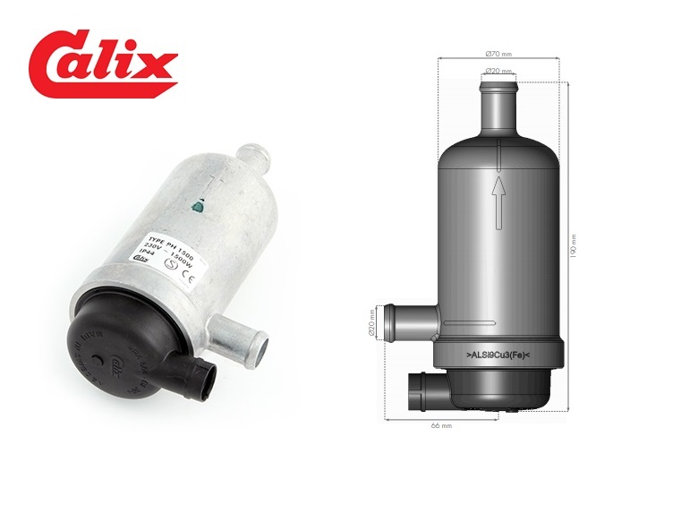 PH1000H Heater 1500W 25-30 liter | dkmtools