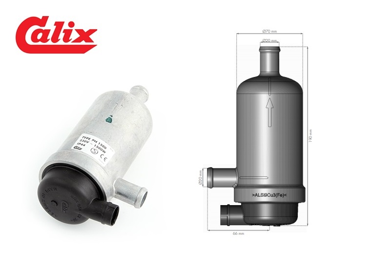 PH1500H Heater 1500W 25-30 liter | dkmtools