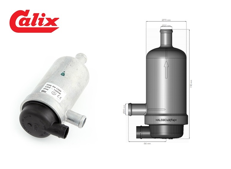 PH2000H Heater 2000W 30 liter | dkmtools