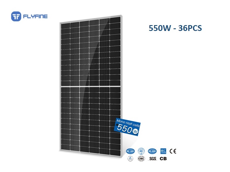 Zonnepaneel DHM-T72X10/FS-555W | dkmtools