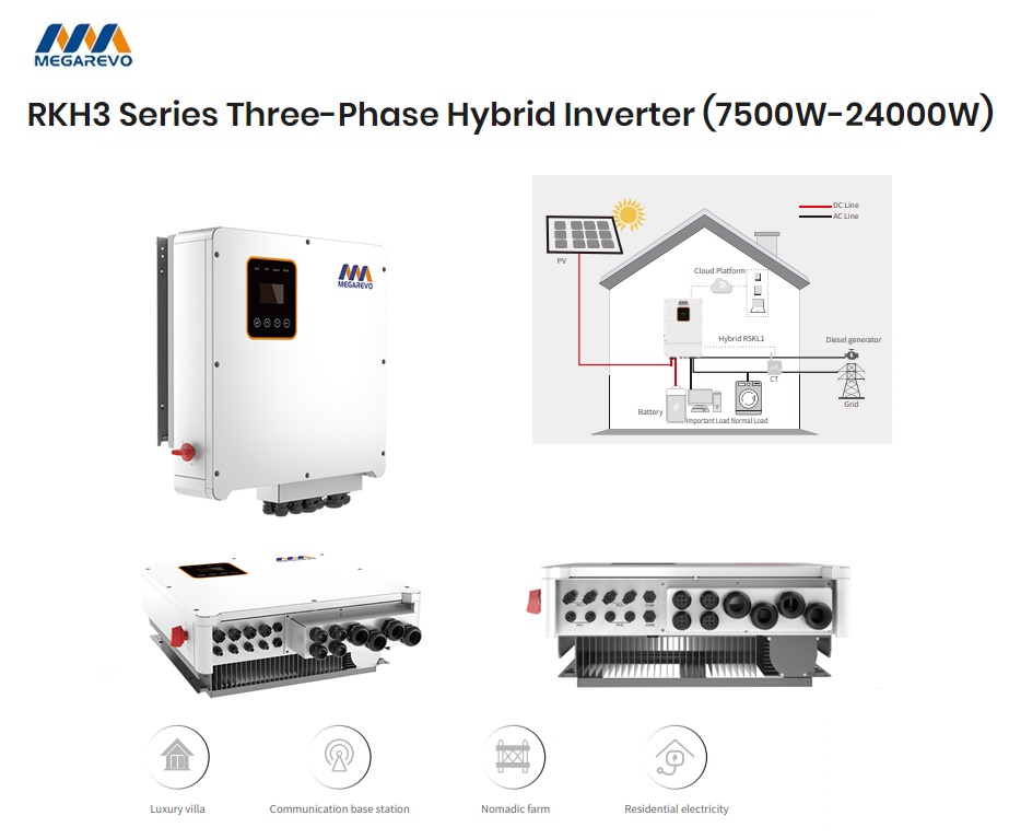 Hybride omvormer 8kw 3-fase ESS | dkmtools