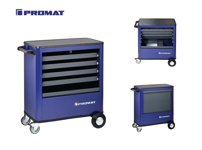 Gereedschapswagen 4 lades Promat | dkmtools