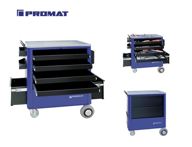 Gereedschapswagen 6 lades Promat | dkmtools