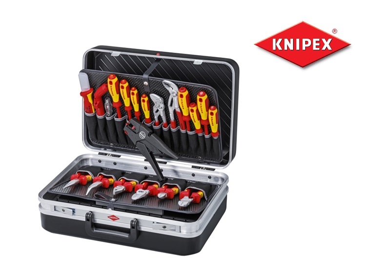 Knipex Gereedschapskoffer Elektro 20-delig | dkmtools