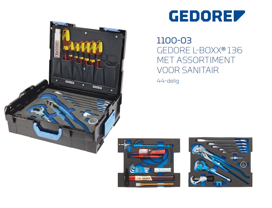 Gedore 1100-03 Sortimo L-BOXX 136 | DeKooij