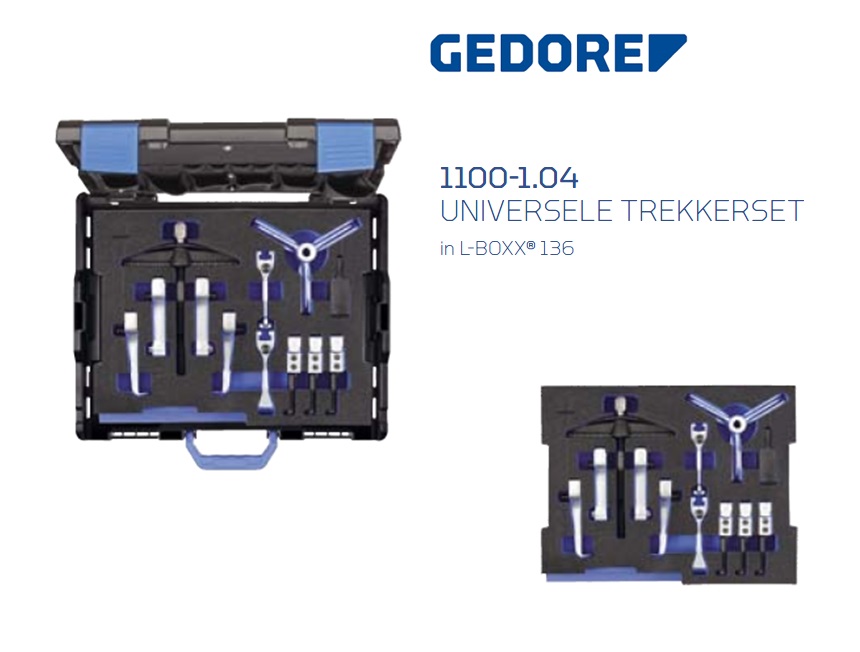 Gedore L-BOXX 1100-1.04 Trekkerset | DKMTools - DKM Tools