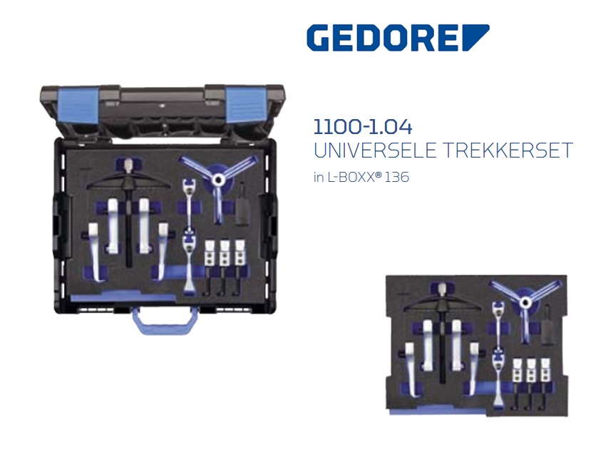 Gedore L-BOXX 1100-1.04 Trekkerset | DeKooij