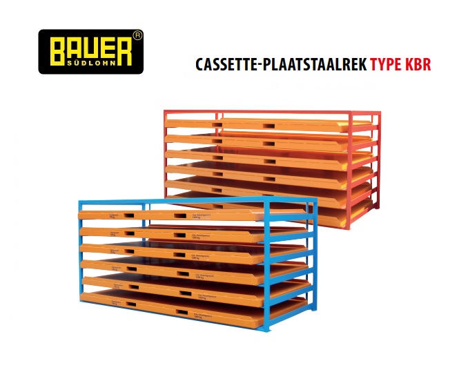 Bauer KBR Cassette-plaatstaalrek | dkmtools