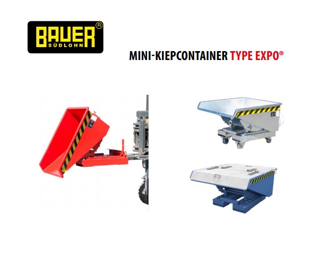Bauer EXPO Mini-Kiepcontainer | dkmtools