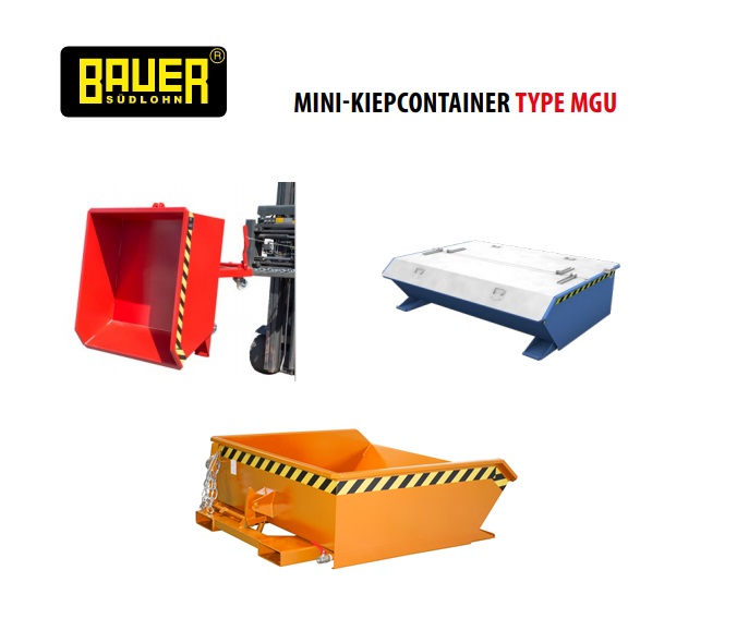 Bauer MGU Mini-Kiepcontainer | dkmtools