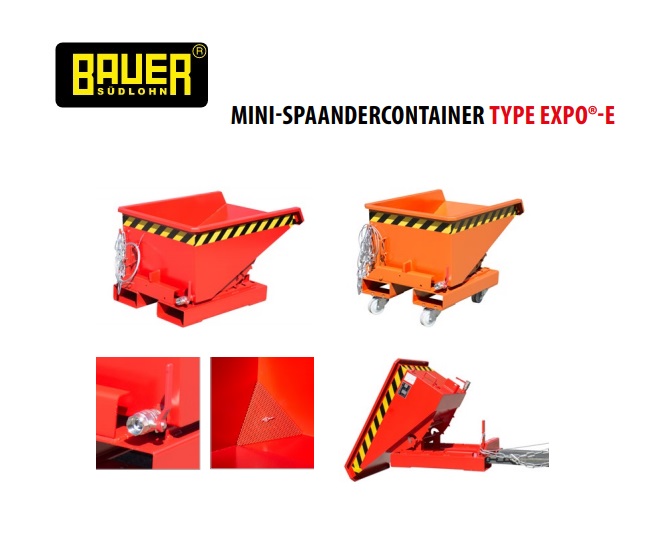 Bauer EXPO-E Mini Spaandercontainer | dkmtools
