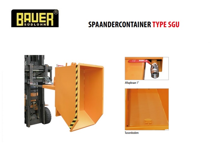 Spaandercontainer SGU | dkmtools