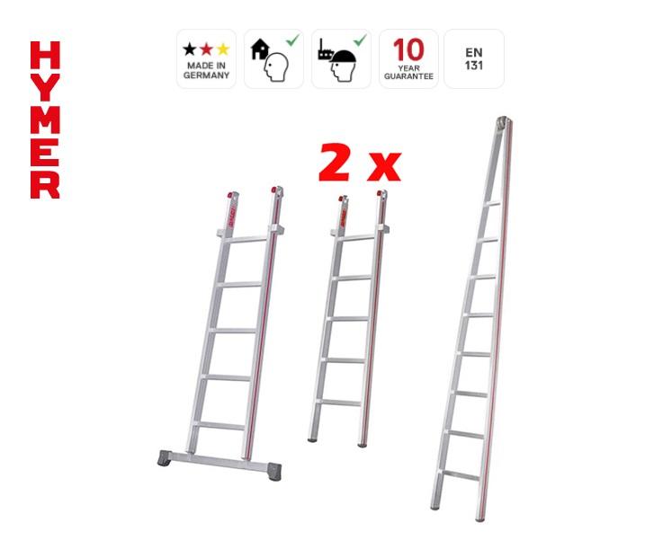 Glazenwasserladder 4-delige set 23 Sp | dkmtools