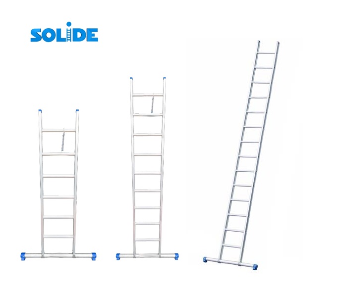 Enkele ladders rechte voet met stabiliteitsbalk | dkmtools