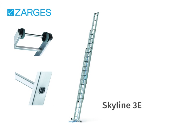 Skyline 3E optrekladder, 3-delig | dkmtools
