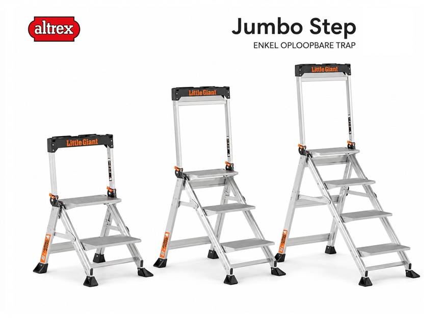 Jumbo Step enkel oploopbare trap | dkmtools