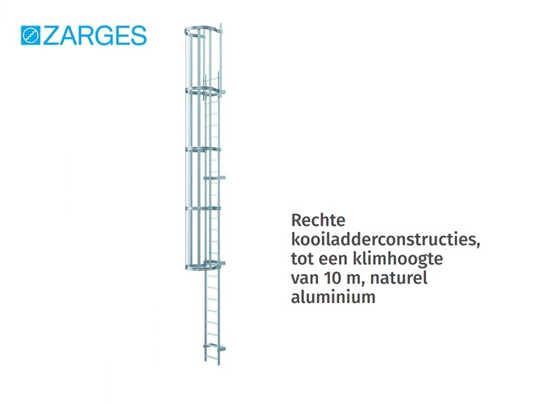 Kooiladder Aluminium naturel | dkmtools