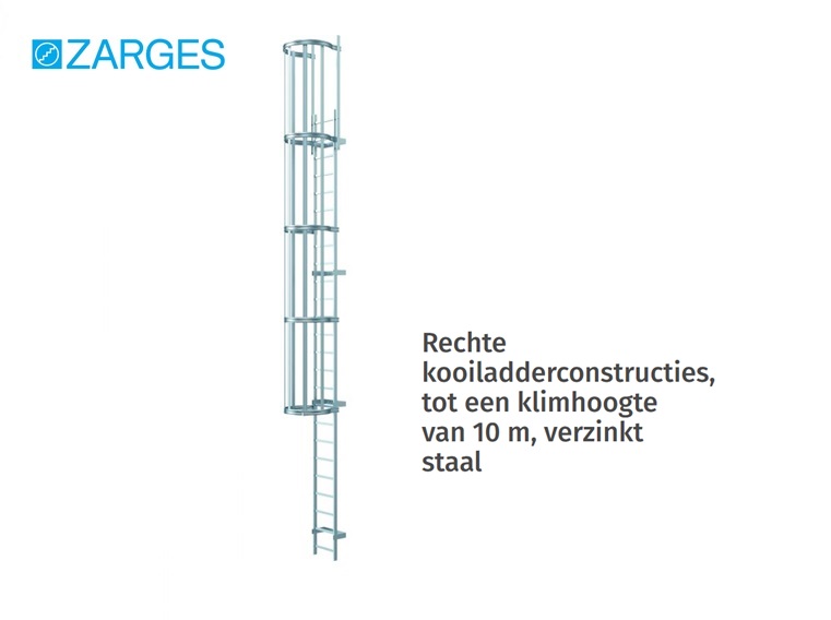 Kooiladder verzinkt staal | dkmtools