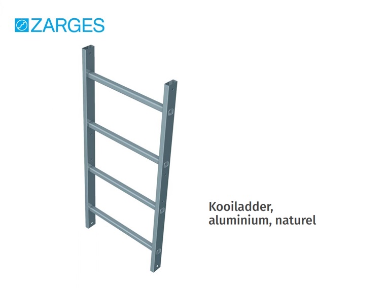 Kooiladder Aluminium naturel | dkmtools