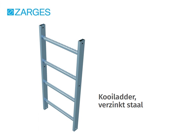 Kooiladder verzinkt staal | dkmtools