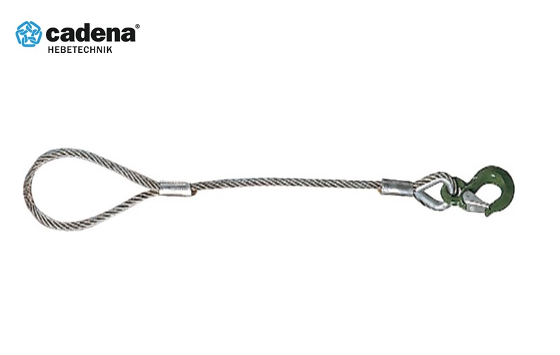 Staalkabelstrop met lus en haak DL3 | dkmtools